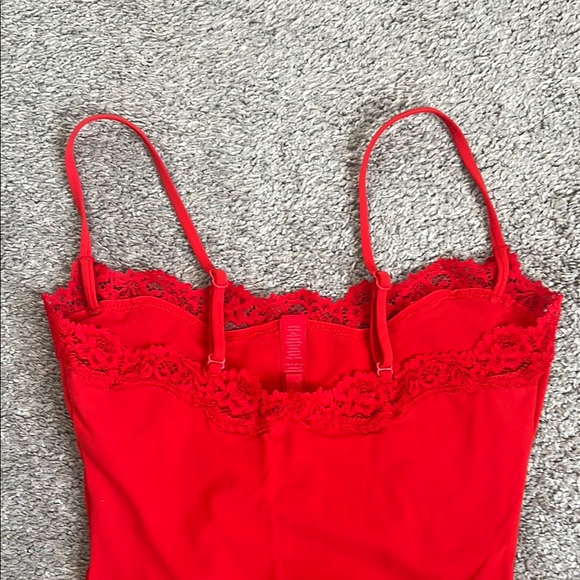 SKIMS Red Chemise Dress - Picture 5 of 6